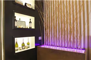 Particolare interno con illuminazione a LED