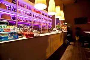Interno del locale con illuminazione RGB