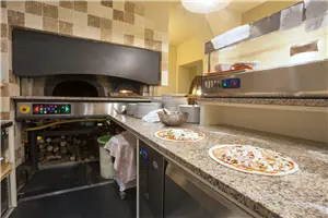 Area pizzeria particolare retrobanco